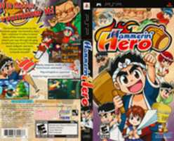Free download Hammerin Hero [ULUS-10392] PSP Box Art free photo or picture to be edited with GIMP online image editor